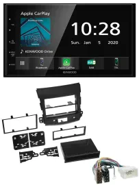Kenwood Bluetooth MP3 DAB USB 2DIN Autoradio für Citroen C-Crosser Mitsubishi Ou