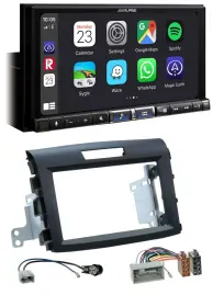 Alpine 2DIN DAB USB MP3 Bluetooth Autoradio für Honda CR-V FR5/FR6 ab 2012