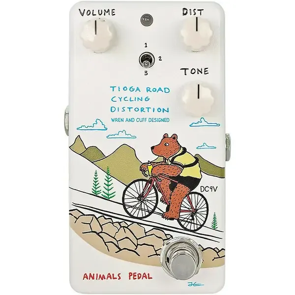 Педаль эффектов для электрогитары Animals Pedal Tioga Road Cycling Distortion V2