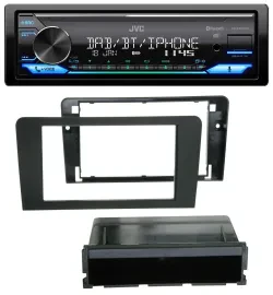 JVC Bluetooth DAB USB Lenkrad Autoradio für Audi A3 8P 03-12 Bose Aktivsystem Qu