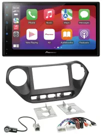 Pioneer DAB USB MP3 Bluetooth 2DIN Autoradio für Hyundai i10 ab 2013 AUX USB