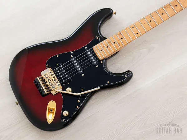 1988 Fender Pro Feel Stratocaster STR75 SSH w/ Floyd Rose, Japan MIJ Fujigen