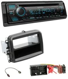 Автомагнитола Kenwood CD/USB, Bluetooth, DAB для Fiat 500L (с 2012)