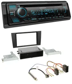 Kenwood Bluetooth USB CD MP3 DAB Autoradio für Audi A4 (B5 1999-2001) Symphony