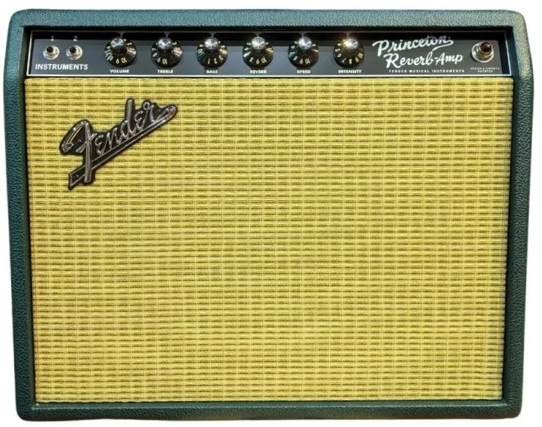 Комбоусилитель для электрогитары Fender 1965 Princeton Reverb British Racing Green 12W 1x12