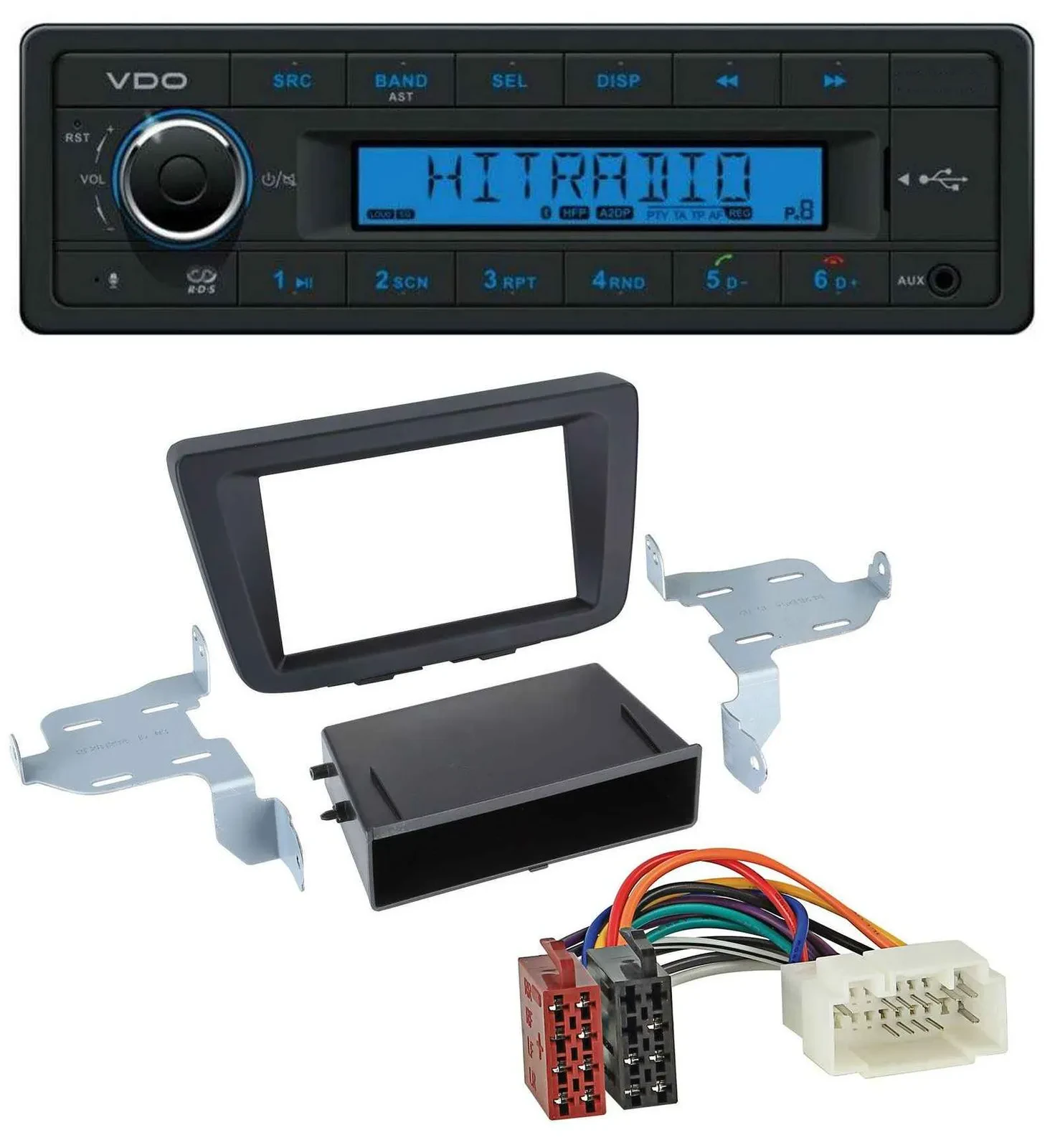 VDO AUX Bluetooth USB MP3 Autoradio für Suzuki Baleno (EW, ab 2016)