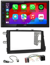 JVC Bluetooth USB MP3 2DIN DAB Autoradio für Kia Sorento II XM 2009-2012