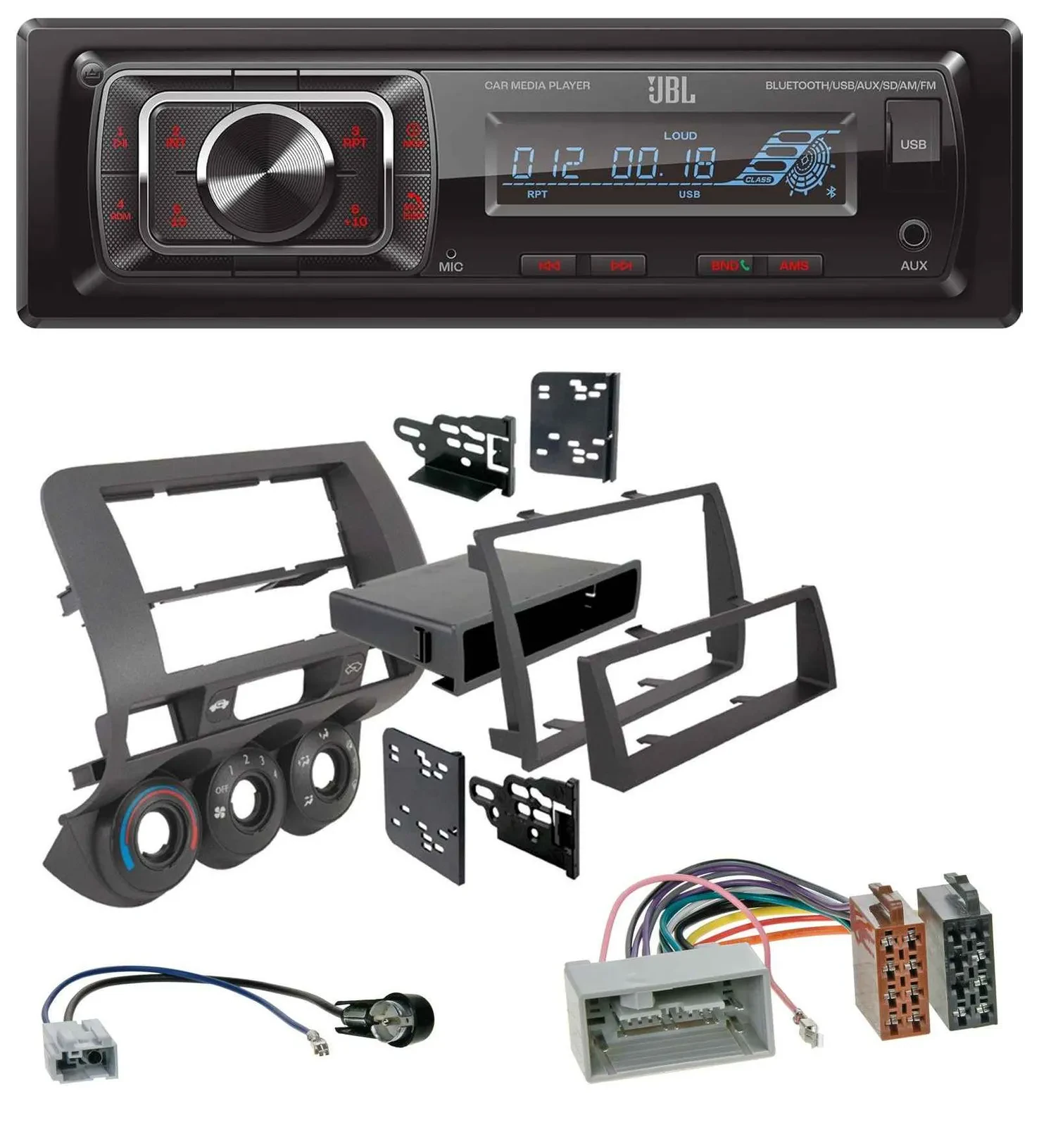 JBL SD AUX MP3 USB Bluetooth Autoradio für Honda Fit 06-07 nur US-Importe