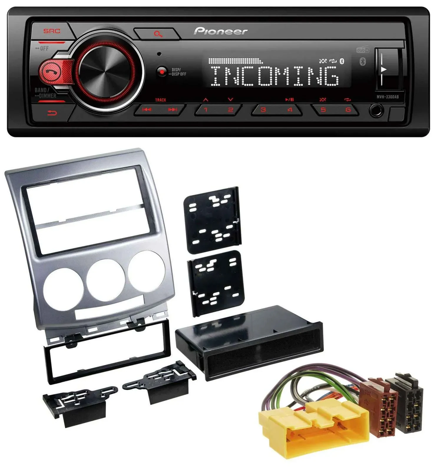 Автомагнитола для Mazda 5 (2005–2010) Pioneer Bluetooth, USB, DAB, MP3