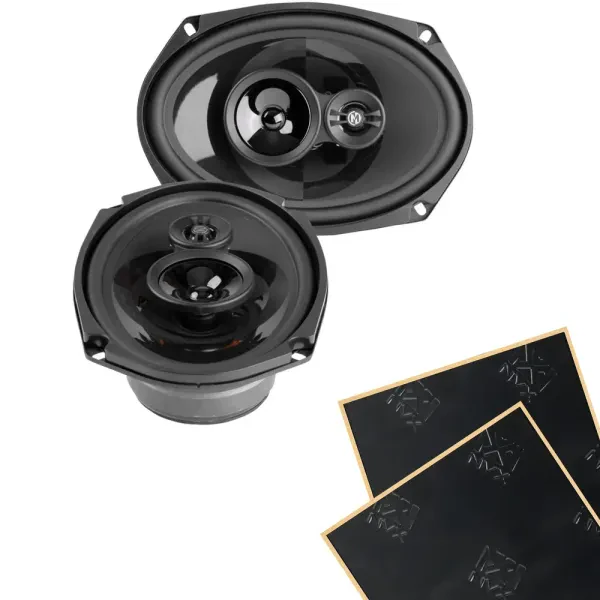Memphis Power Reference PRX6903 6x9" Coaxial Car Speakers with Sound Damping