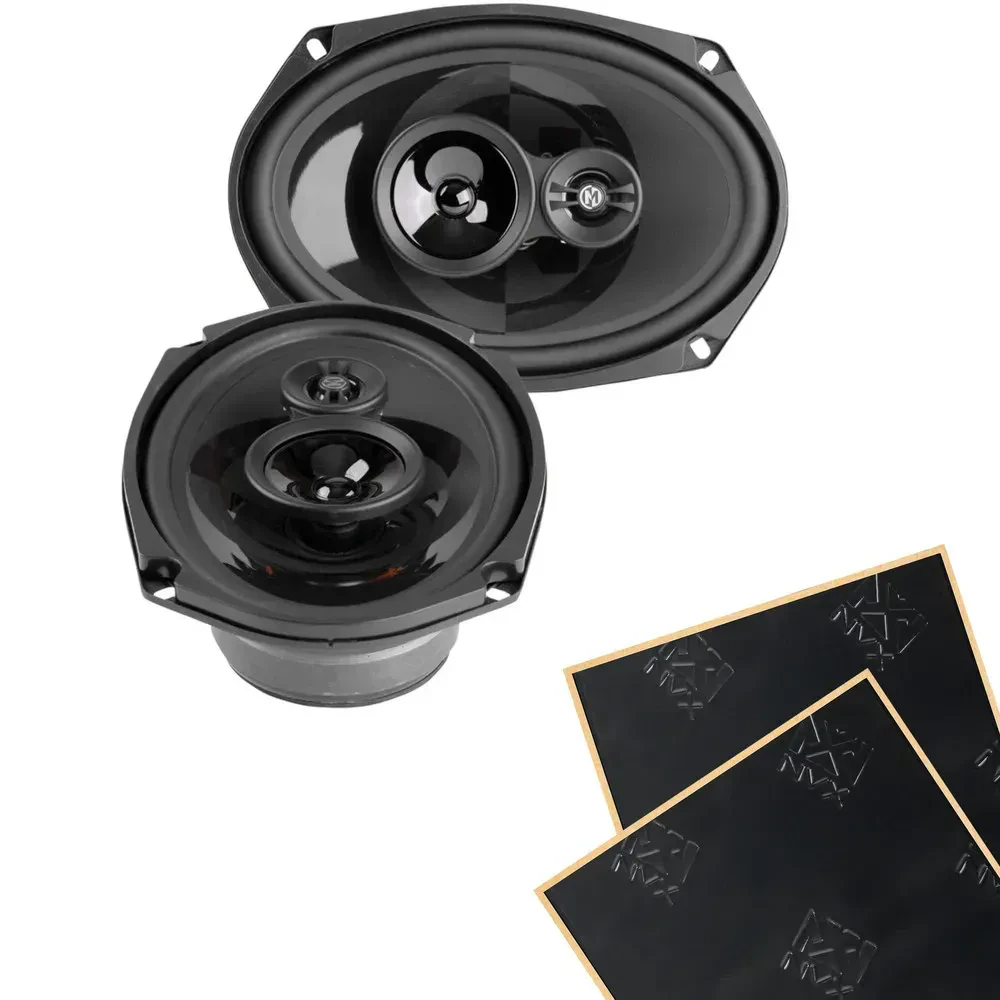 Автодинамики коаксиальные Memphis Power Reference PRX6903 6x9" (набор) с шумоизоляцией