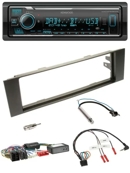 Kenwood Bluetooth Lenkrad DAB USB Autoradio für Audi A3 03-06 Teilsystemadapter