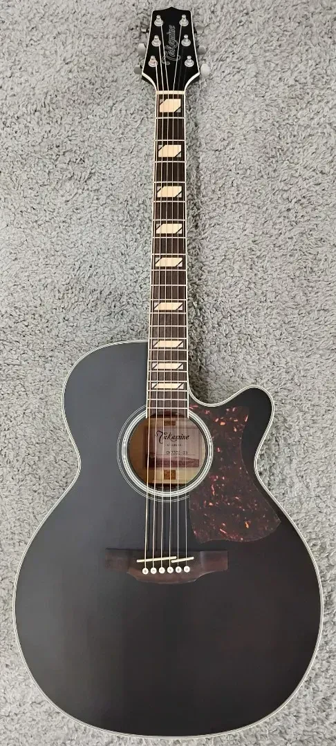 Takamine GN73CE-SB Solid Top NEX Acoustic Electric Guitar, Satin Black
