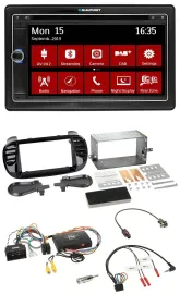 Blaupunkt 2DIN USB DAB Lenkrad Bluetooth TMC Navigation für Fiat 500 2014-2015 s