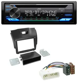 JVC Bluetooth MP3 USB DAB CD Autoradio für Isuzu D-Max (2012-2020)