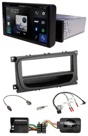 Автомагнитола Pioneer DAB, Bluetooth, USB для Ford Mondeo/S-Max (2007–2014), черная