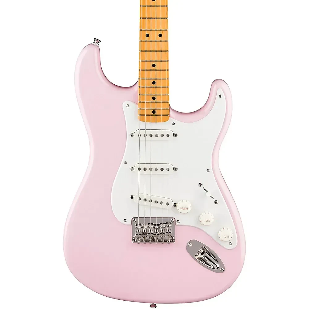Электрогитара Squier by Fender Classic Vibe '50s Stratocaster HT Shell Pink, кленовая накладка грифа