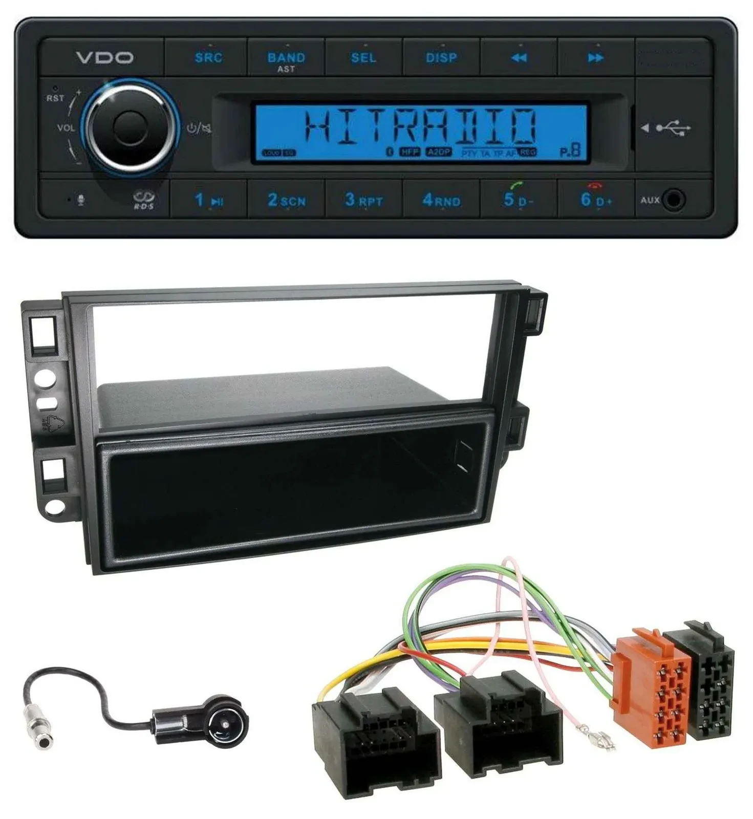VDO AUX Bluetooth USB MP3 Autoradio für Chevrolet Aveo Epica Captiva 06-11