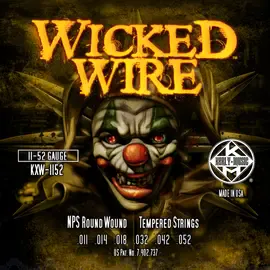 Струны для электрогитары Kerly KXW-1152 Wicked Wire 11-52