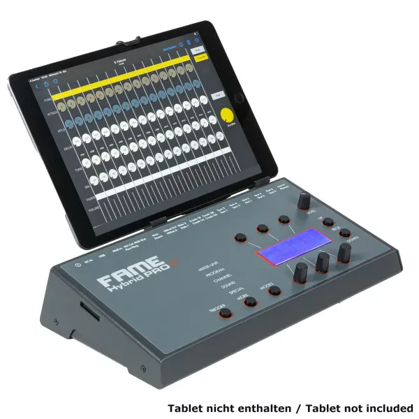 Fame Hybrid Pro XT E-Drum Modul, 32 GB Speicher, 500 Sounds, 80 Kits, 15