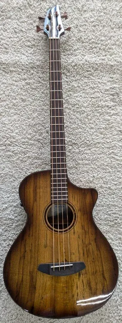 Breedlove Pursuit Exotic S Concerto Amber Bass CE Acoustic Electric Guitar