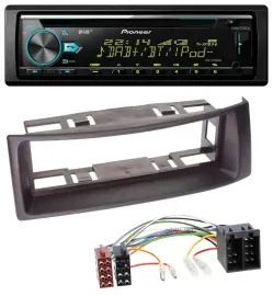 Pioneer DAB MP3 CD USB Bluetooth Autoradio für Renault Megane Scenic bis 03 schw