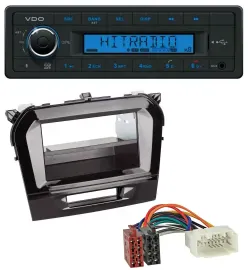 VDO AUX Bluetooth USB MP3 Autoradio für Suzuki Vitara (ab 2015)