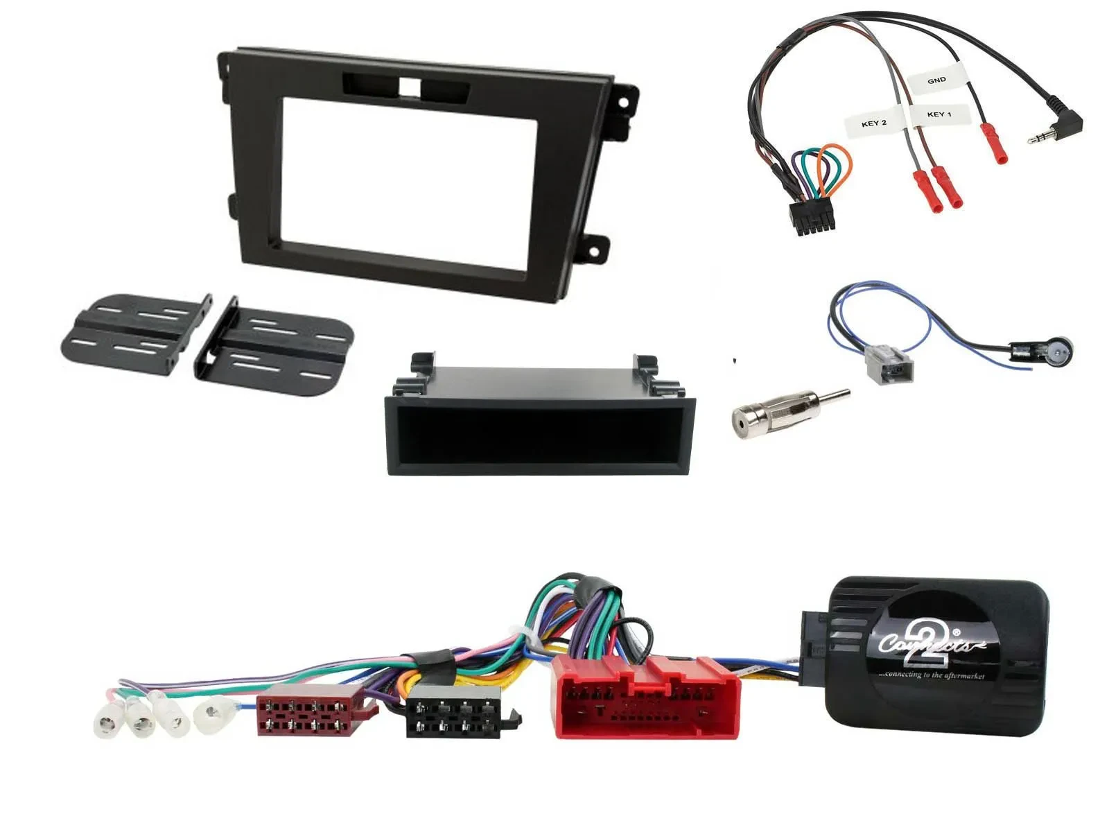 Radioset Lenkradadapter DIN Autoradio für Mazda CX-7 2008-2010