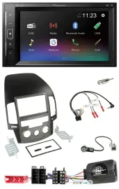 Pioneer DAB Lenkrad 2DIN Bluetooth USB Autoradio für Hyundai i30 ab 2009