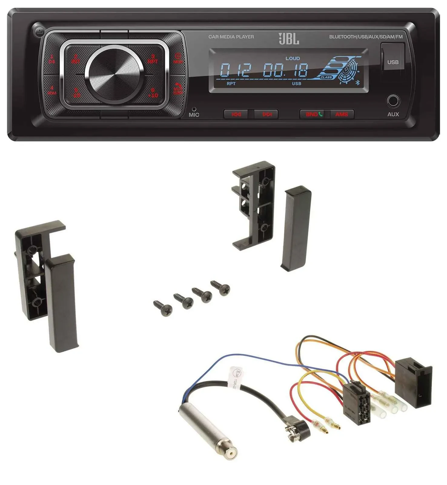Автомагнитола JBL SD AUX MP3 USB Bluetooth для Audi A2/A3 8L 99–00, A4 B5 99–01, A6 C5