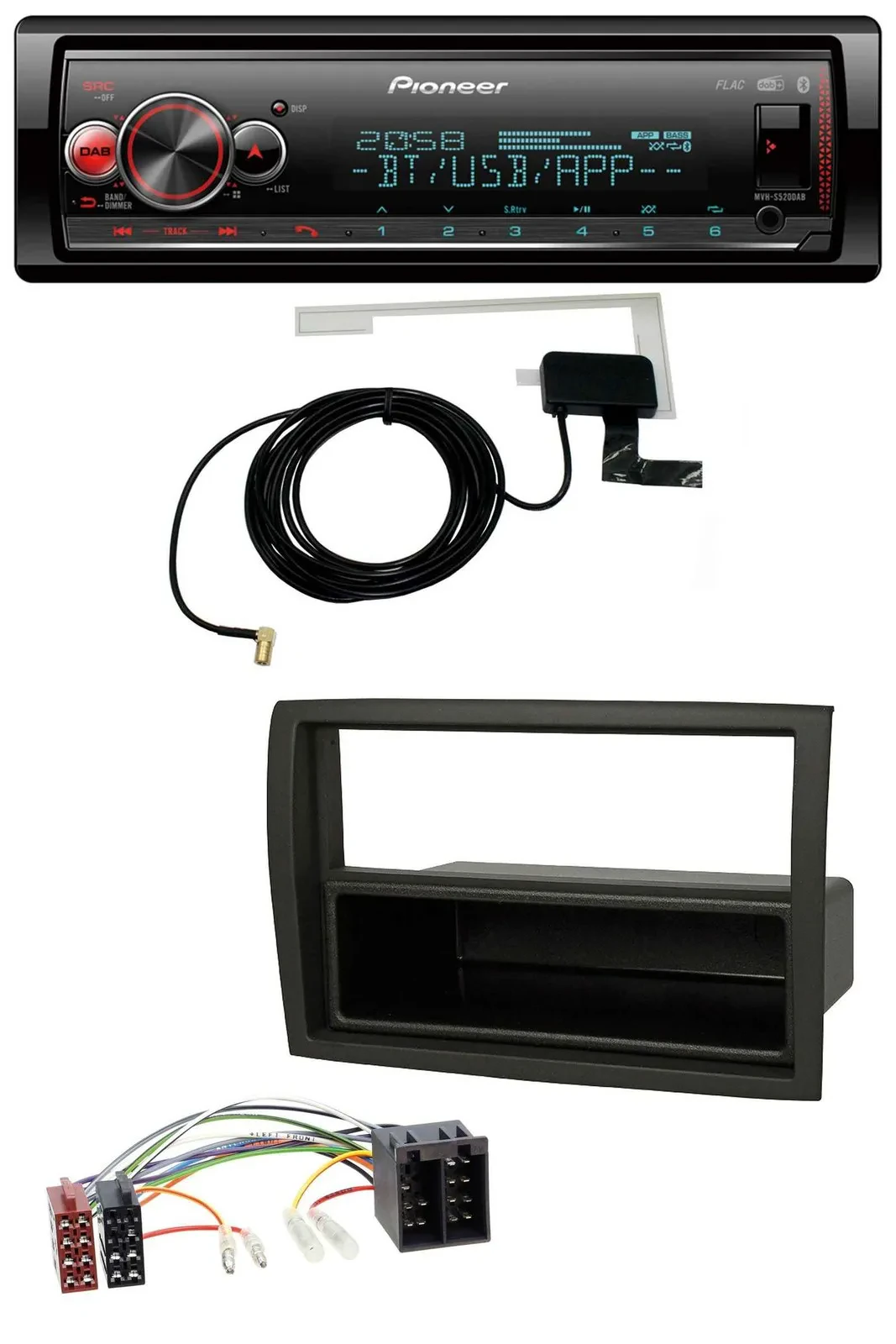 Автомагнитола Pioneer Bluetooth DAB USB MP3 для Citroen Jumper, Fiat Ducato, Peugeot B