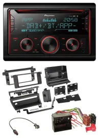 Pioneer 2DIN DAB MP3 Bluetooth USB CD Autoradio für BMW 3-er E46 2002-2006 1 Sch