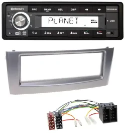 Continental USB 1DIN AUX DAB MP3 Autoradio für Fiat Punto Grande Punto ab 05 gra