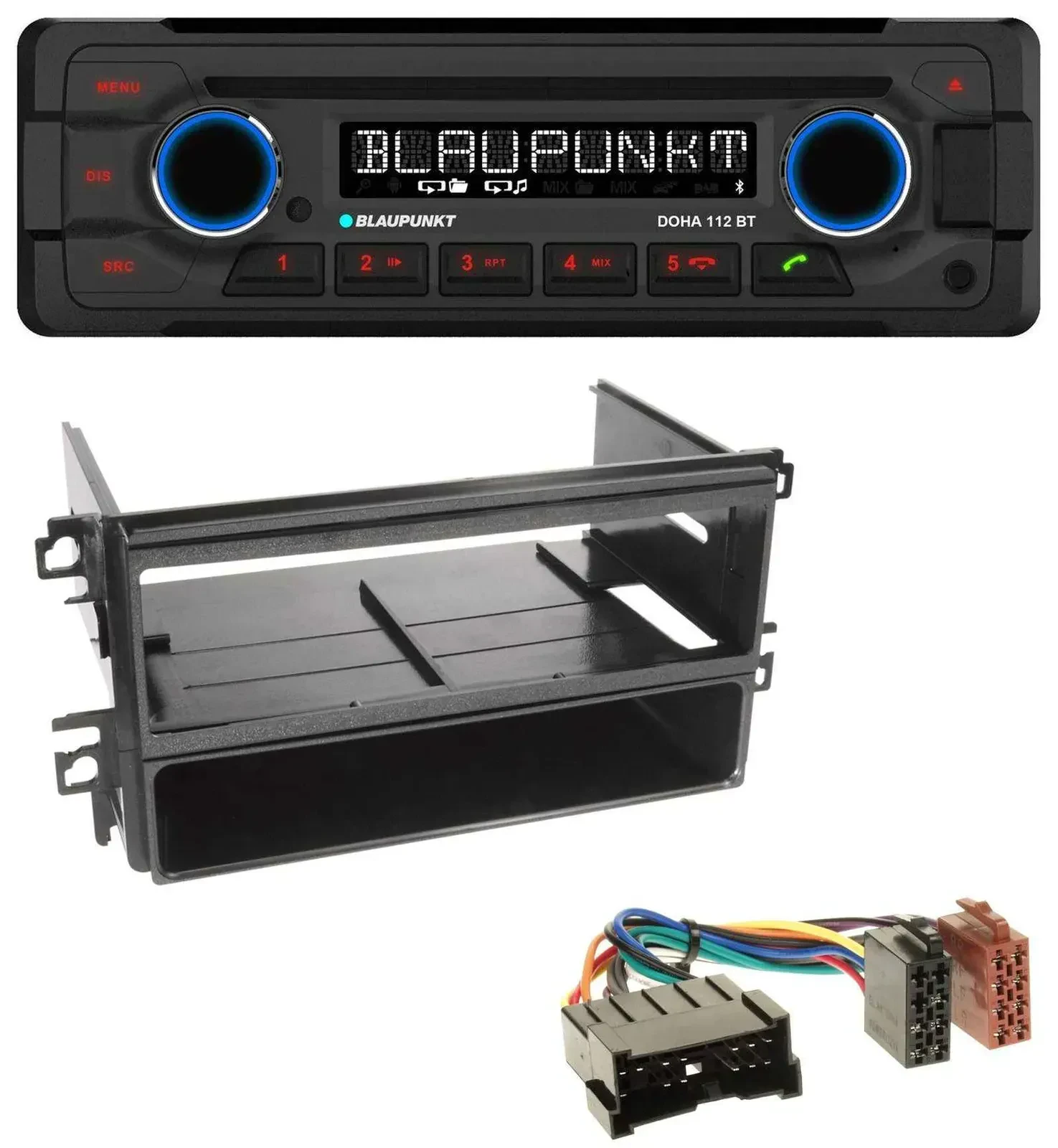 Автомагнитола для Hyundai Santa Fe/Sonata (до 2005) Blaupunkt CD MP3 Bluetooth USB AUX