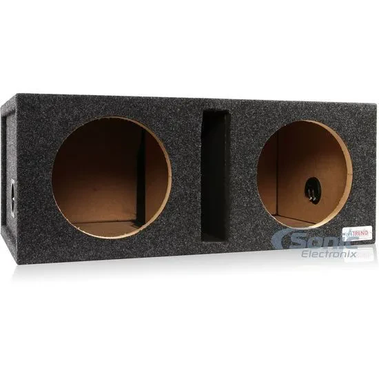 Atrend 12DQV 12" Dual Pro Series Vented/Ported Subwoofer Enclosure Box