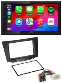 JVC Bluetooth 2DIN MP3 DAB USB Autoradio für Suzuki Kizashi (ab 2009)
