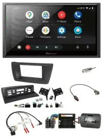 Автомагнитола для BMW X3 (E83) Pioneer 2DIN, DAB, Bluetooth, USB