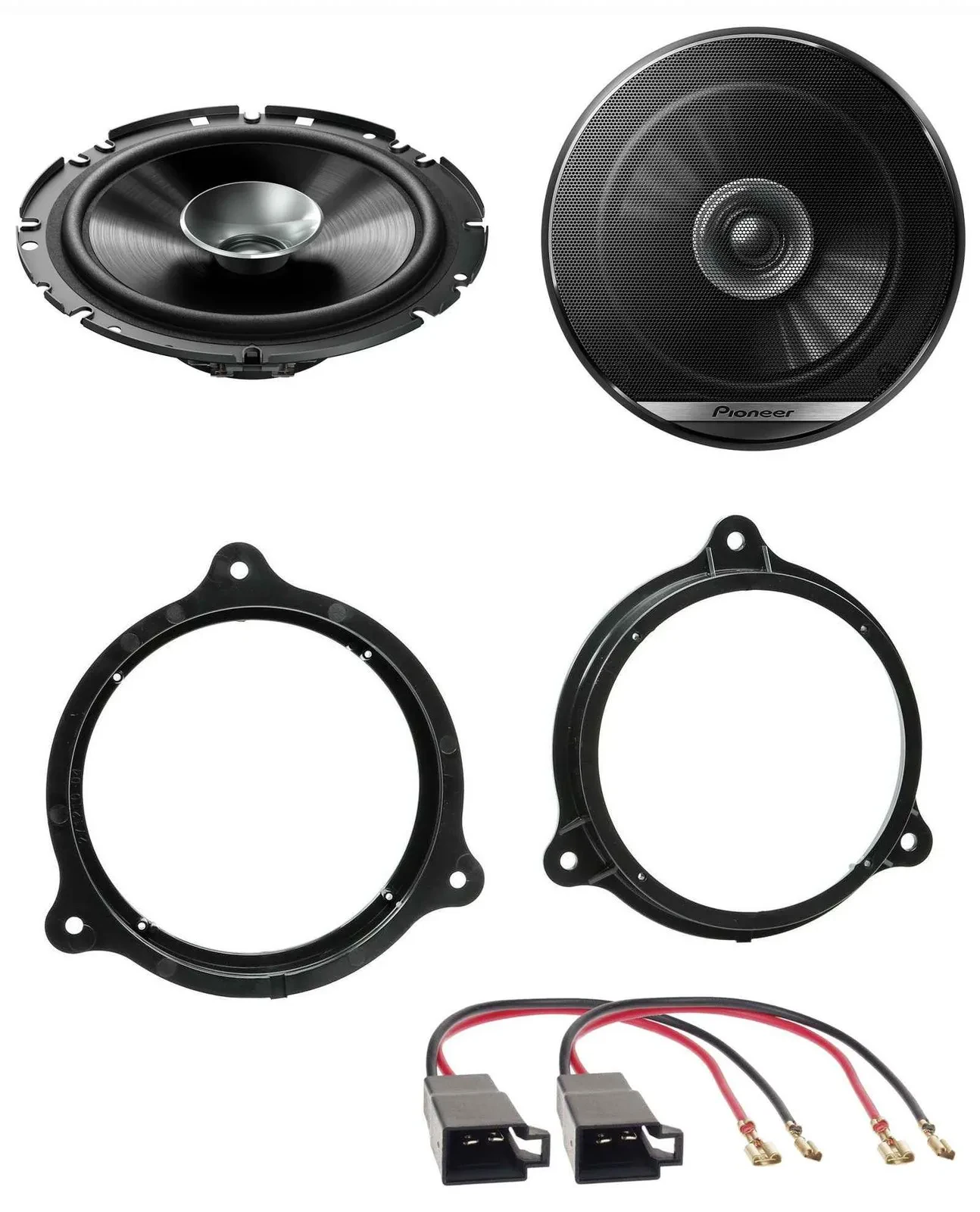 Автомобильный динамик Pioneer 16.5 см 280 Вт для Renault Kadjar/Captur (передняя/задняя дверь)