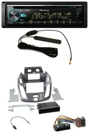 Автомагнитола Pioneer CD/MP3/AUX/DAB/USB для Ford Transit Connect 2012–2018 с дисплеем