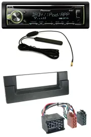 Pioneer MP3 USB CD DAB AUX Autoradio für BMW 5er (E39) X5 (E53) Rundpin