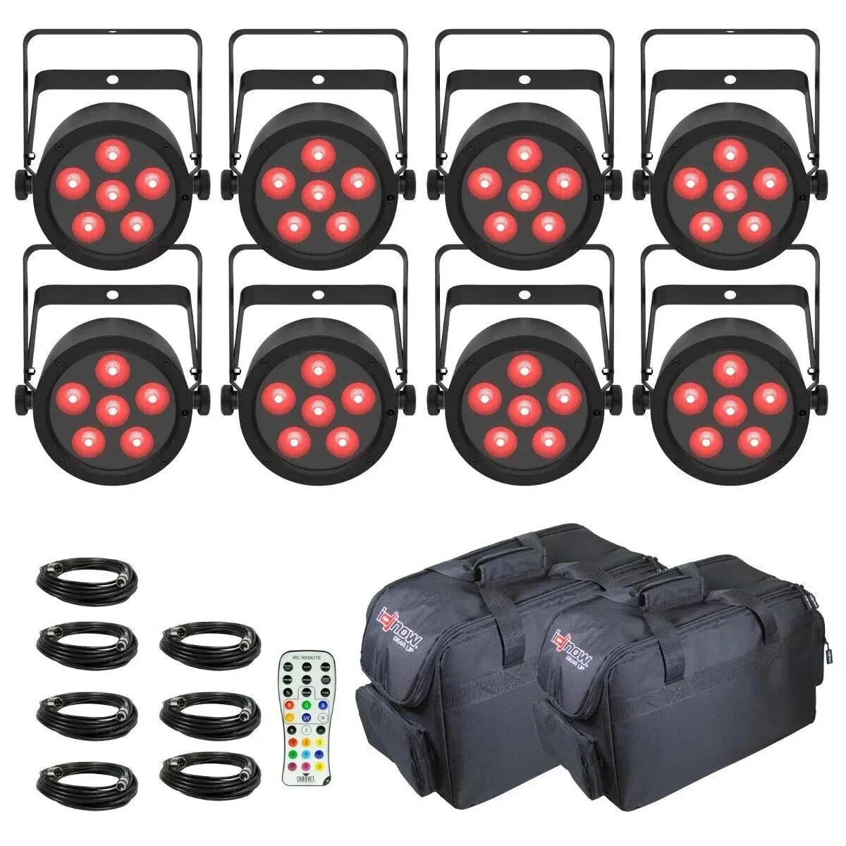 Светодиодный прибор Chauvet DJ SLIMPARH6ILS ILS LED с аксессуарами (8 штук)