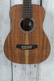 Martin LXK2 Koa Pattern Little Martin Acoustic Guitar Travel Guitar with Gig Bag