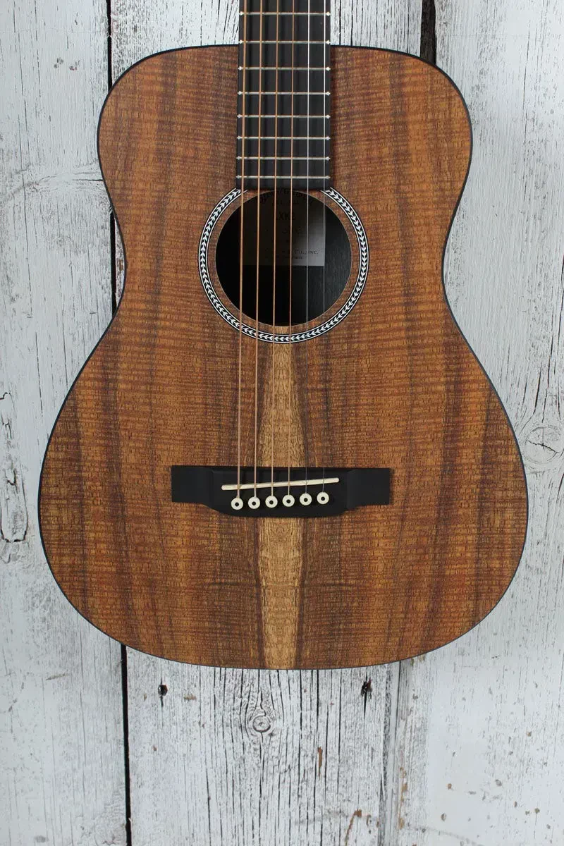 Martin LXK2 Koa Pattern Little Martin Acoustic Guitar Travel Guitar with Gig Bag