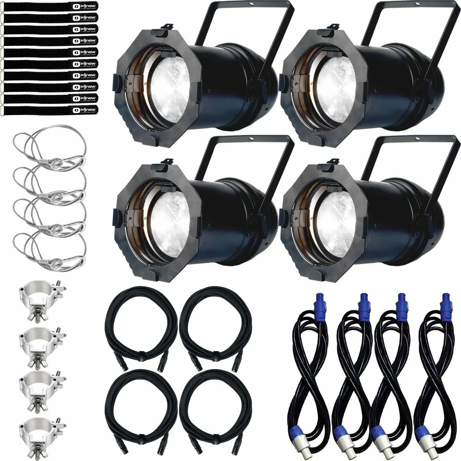 Светодиодный прибор American DJ PAR Z100 3K 100W LED с аксессуарами (4 штуки)