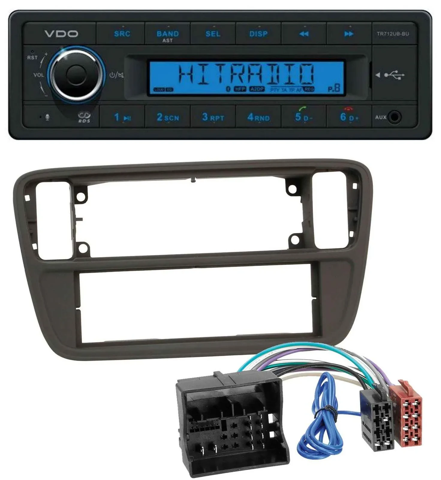 VDO Bluetooth AUX USB MP3 Autoradio für Seat Mii (ab 2011)