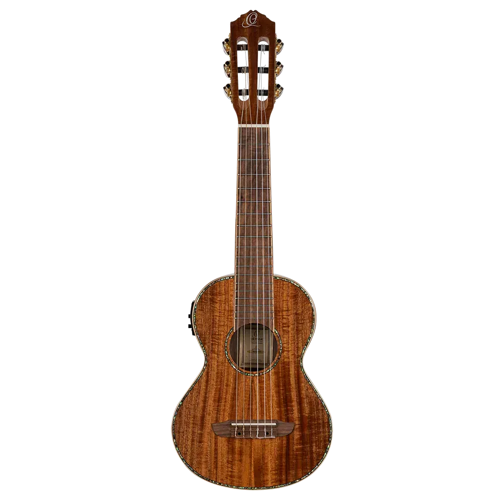 Гиталеле Ortega RGLE18ACA Mini Travel Natural с чехлом