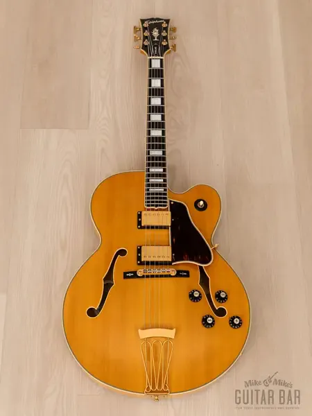 Электроакустическая гитара Epiphone Elitist Byrdland Archtop Japan 2003 w/ Open Book Headstock, Case