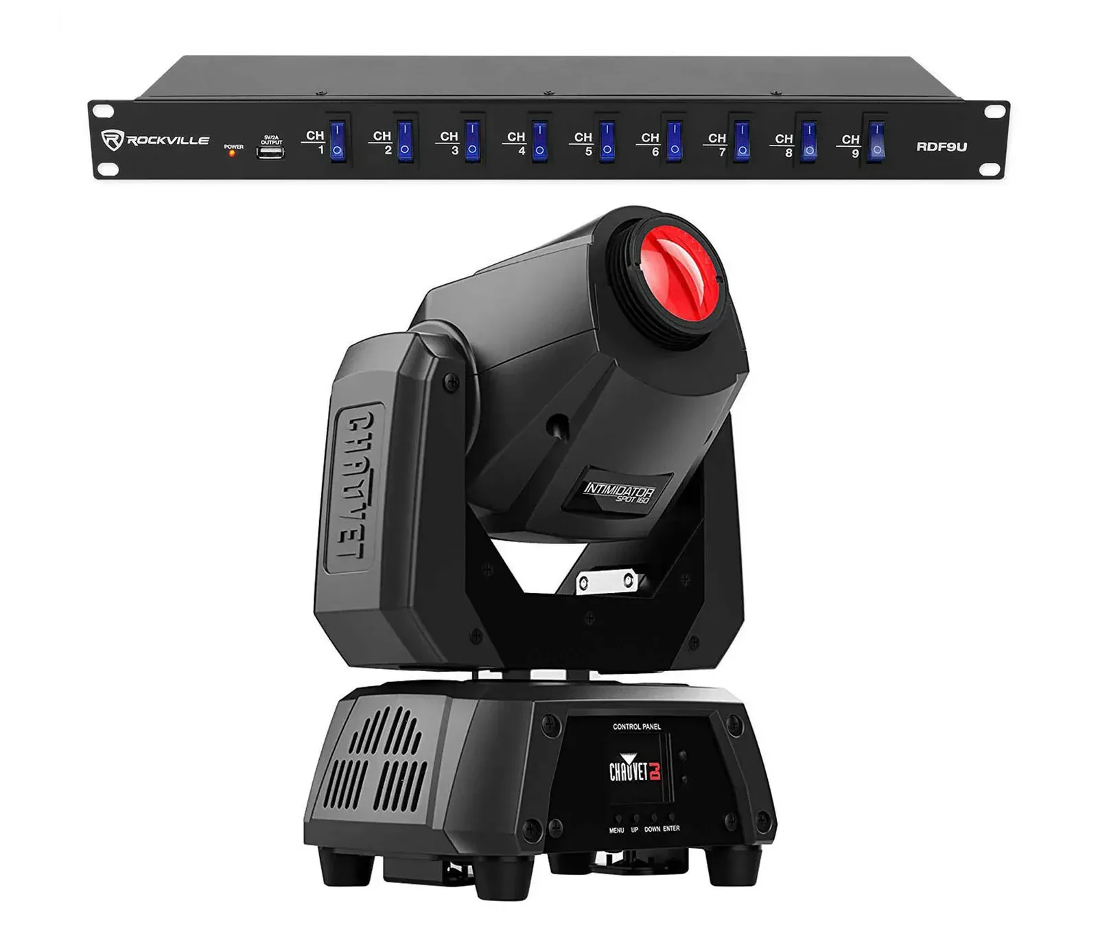 Прибор с полным движением Chauvet DJ Intimidator Spot 160 с блоком питания