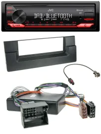 JVC Bluetooth USB DAB MP3 Autoradio für BMW X5 E53 5er E39 Aktivsystem Quadlock