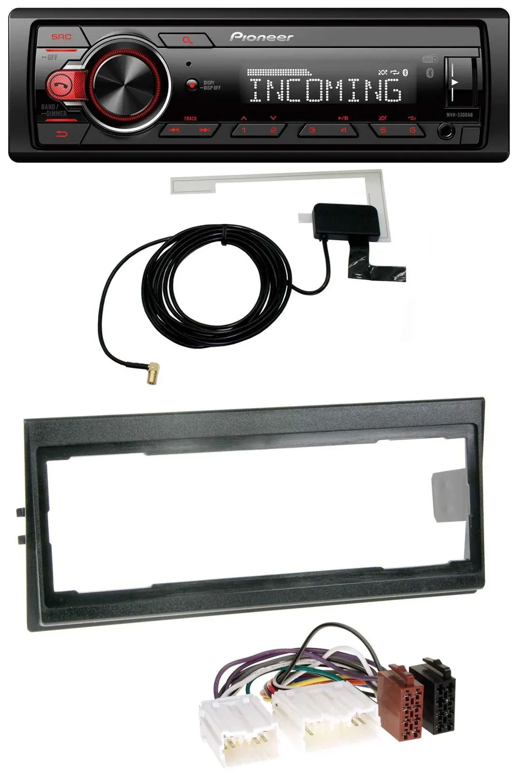 Pioneer USB MP3 DAB Bluetooth Autoradio für Volvo 940, 960, S40 (bis 2000)